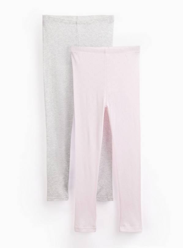 Thermal Pointelle Leggings 2 Pack 3-4 years