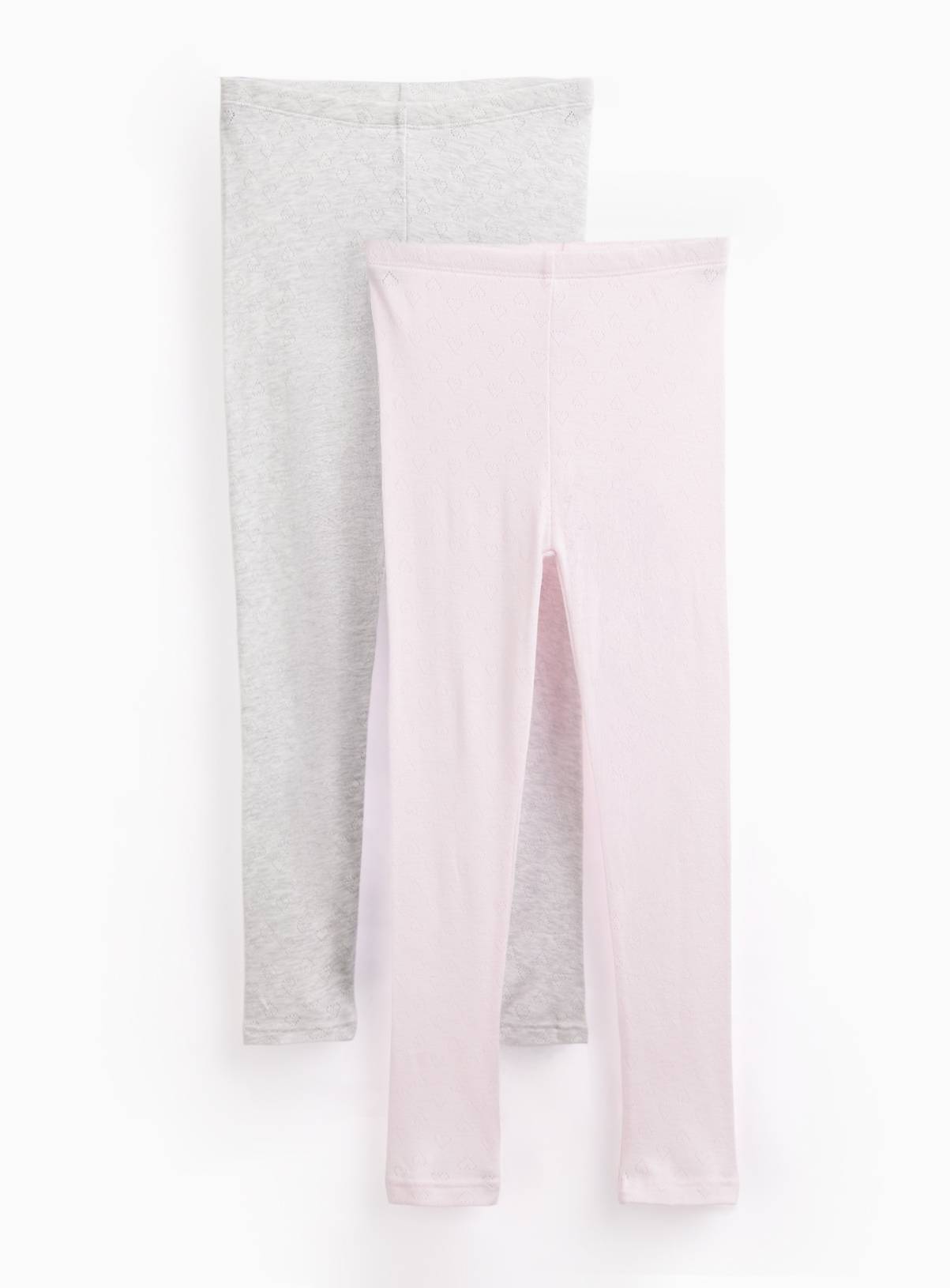 Thermal Pointelle Leggings 2 Pack 3-4 years - Image 1