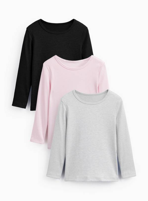 Thermal Long Sleeve Tops 3 Pack 3-4 years