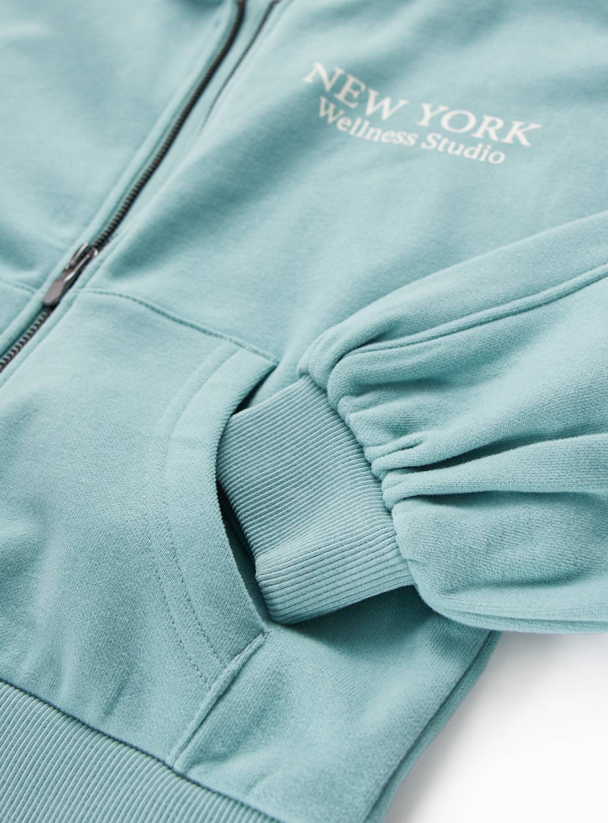 Green New York Motif 3 Piece Tracksuit Set 10 years - Image 4