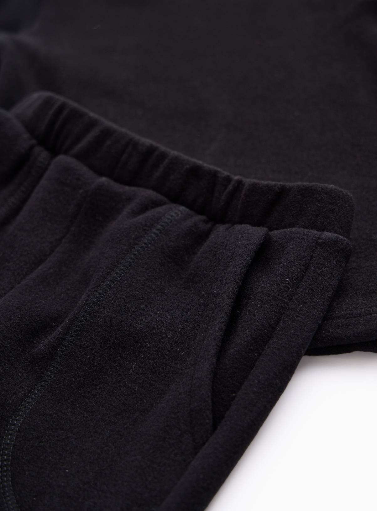 Black Thermal Fleece 2-Piece Set 2-3 years - Image 2