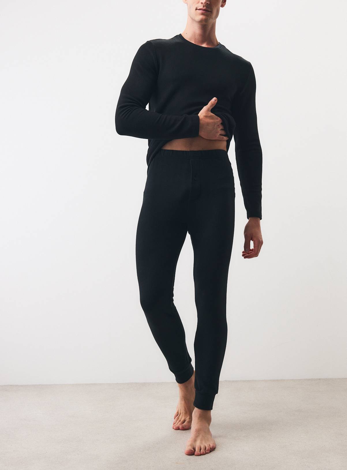 Black Thermal Max Warmth Plus Long Johns S - Image 2
