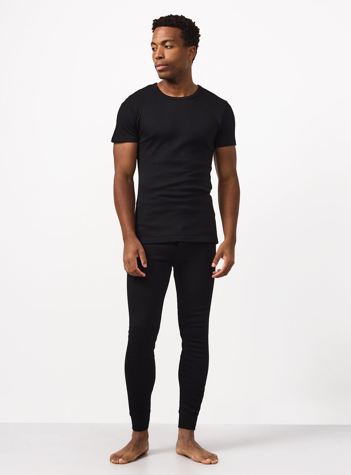 Black Thermal Long Johns S - Image 2 thumbnail