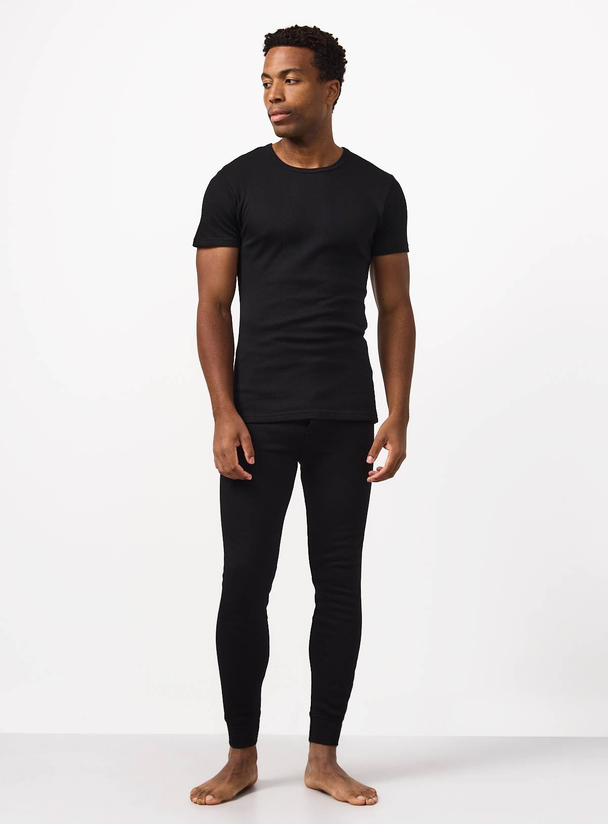 Black Thermal Long Johns S - Image 2