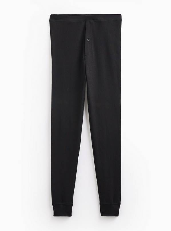 Black Thermal Long Johns S