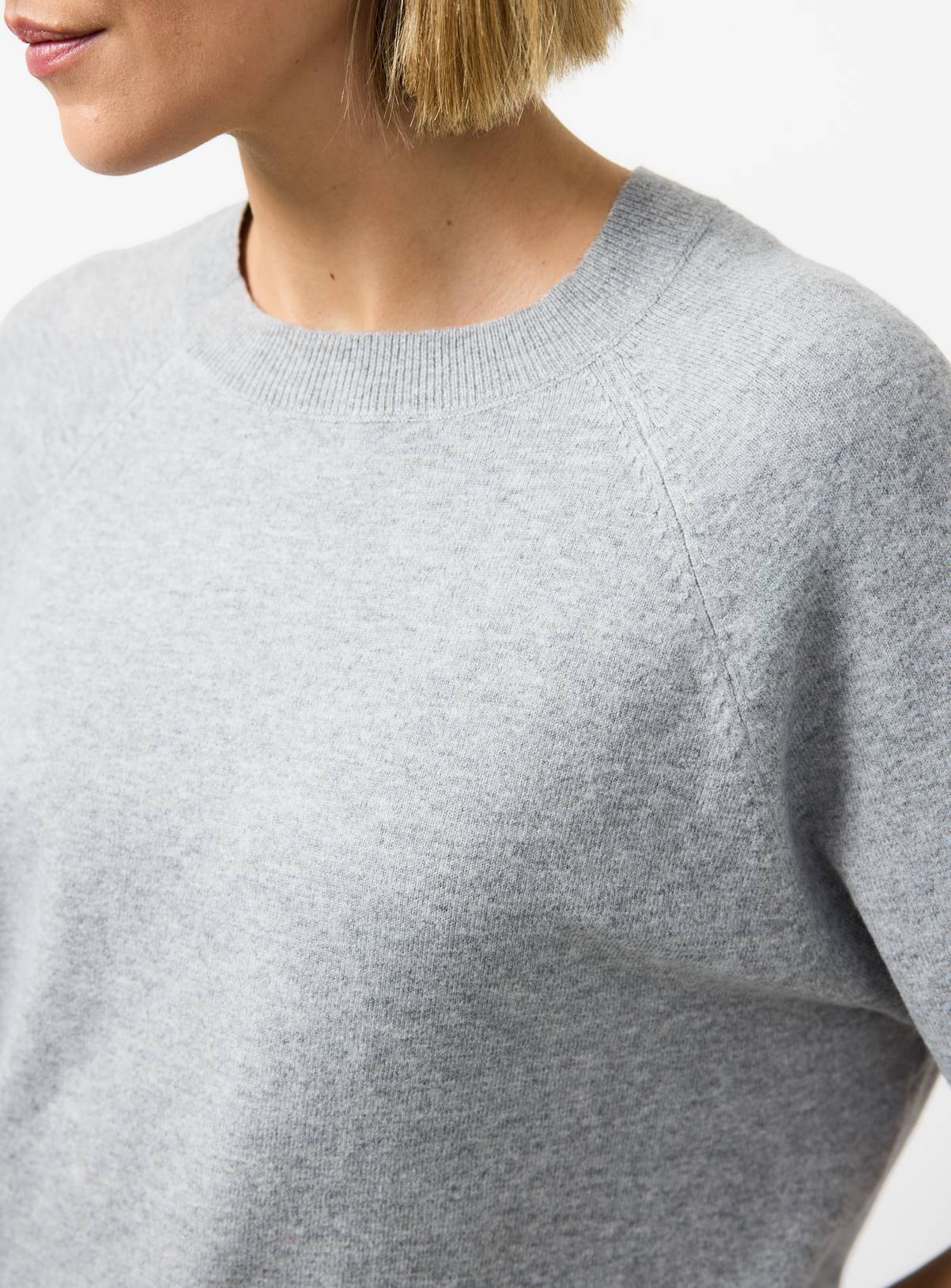 Grey Knitted T-Shirt 14 - Image 3