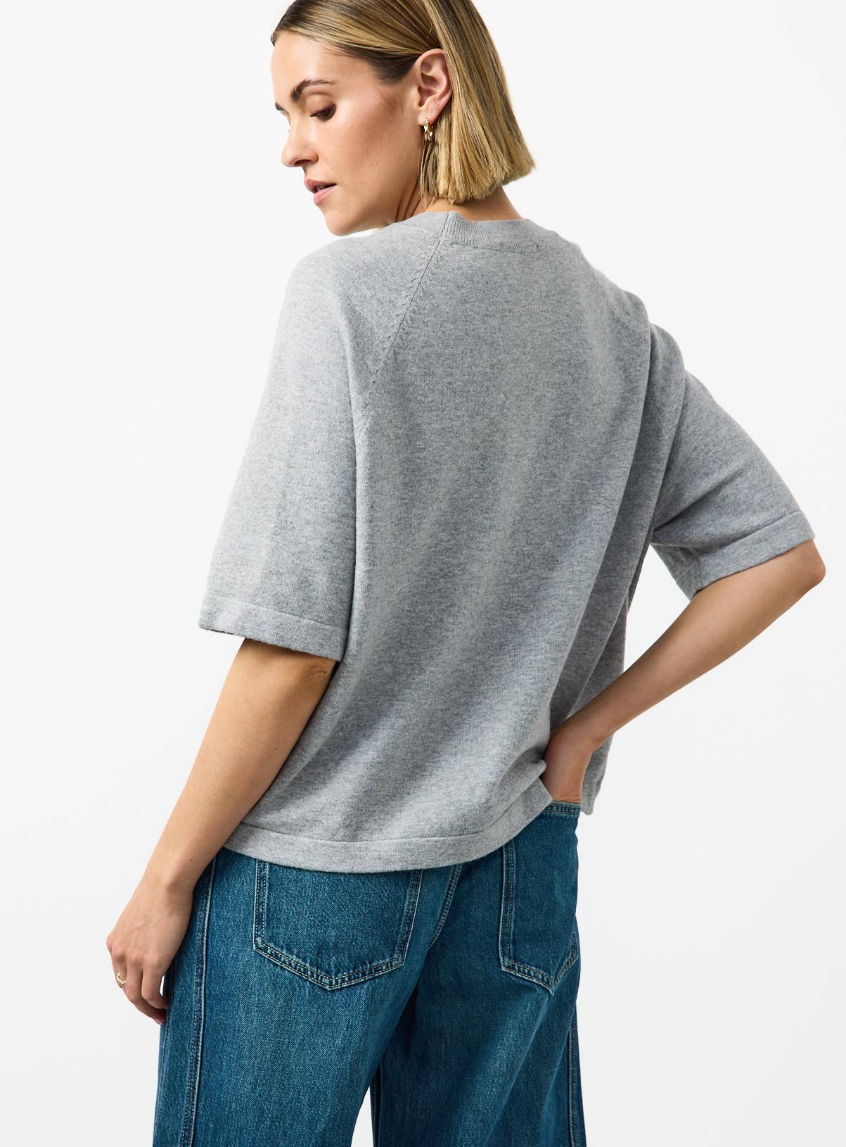Grey Knitted T-Shirt 14 - Image 4