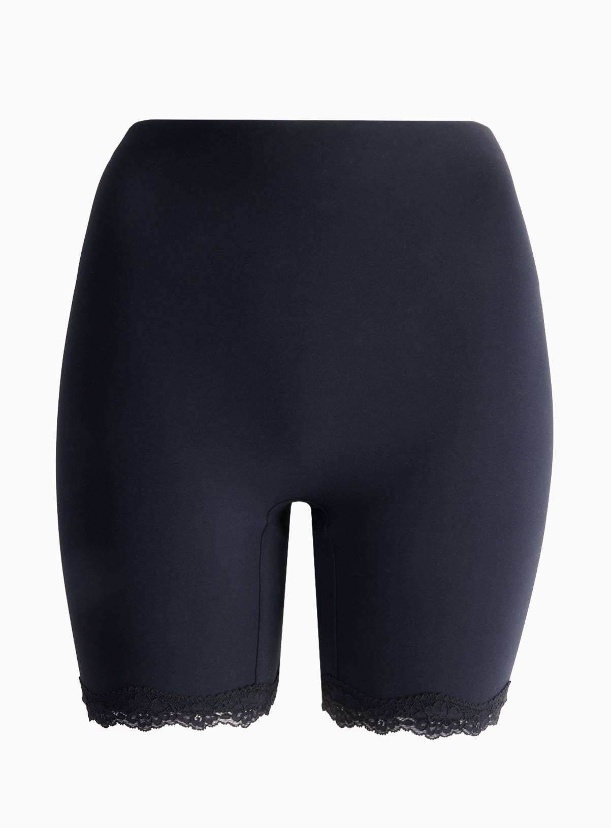Smoothform™ Black Double Layered Smoothing High Waist Shorts  14 - Image 3