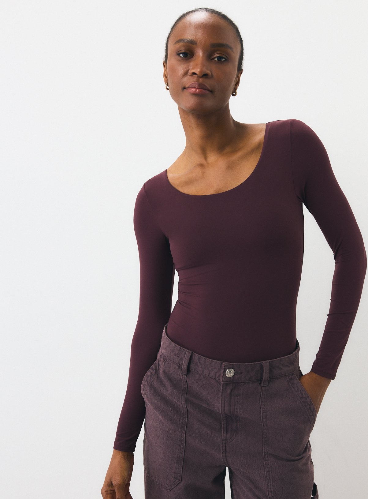 Brown Smoothform Double-Layered Long Sleeve Body 8 - Image 2 thumbnail