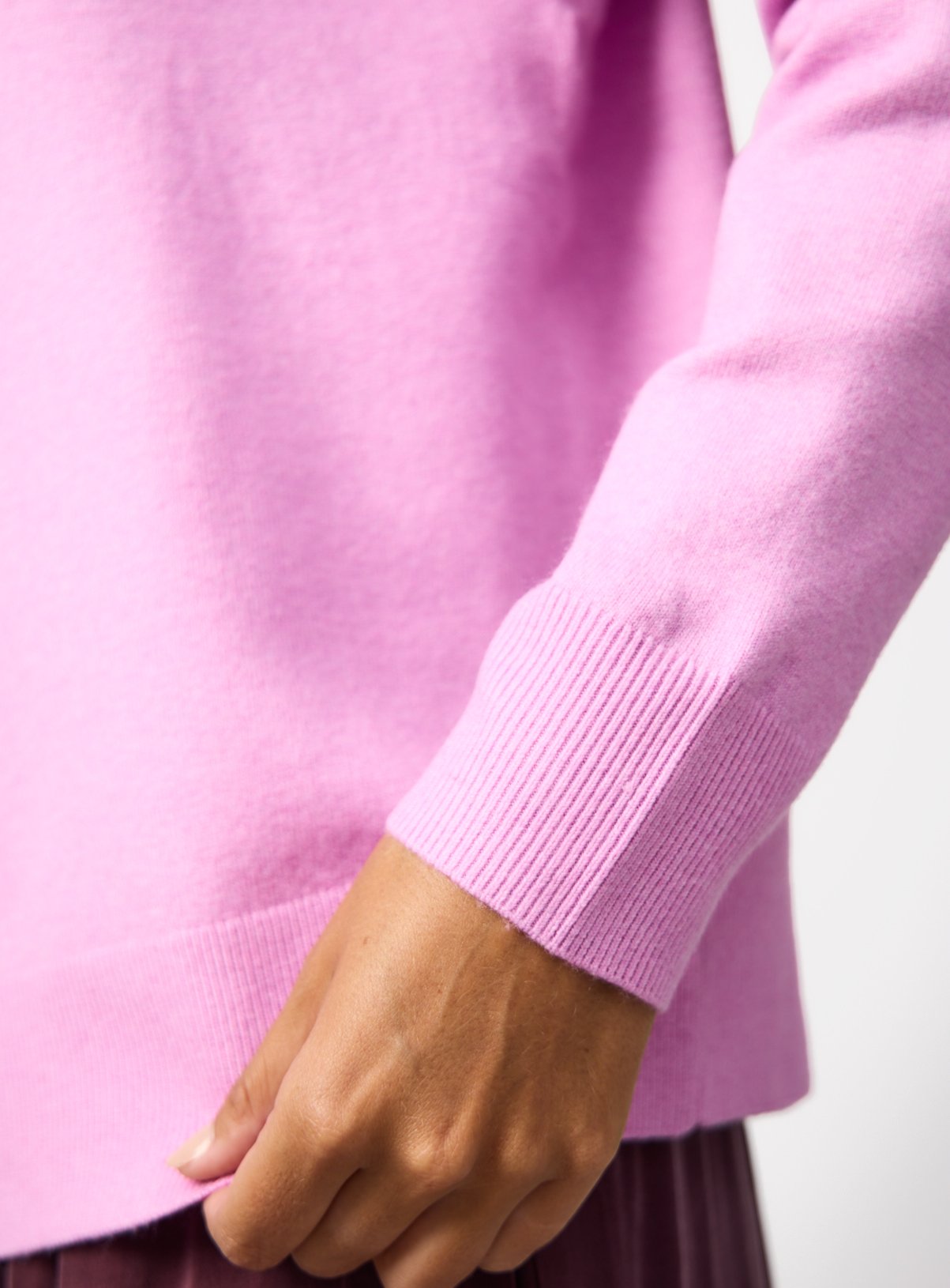 Pink Knitted Long Sleeve Jumper 18 - Image 3 thumbnail