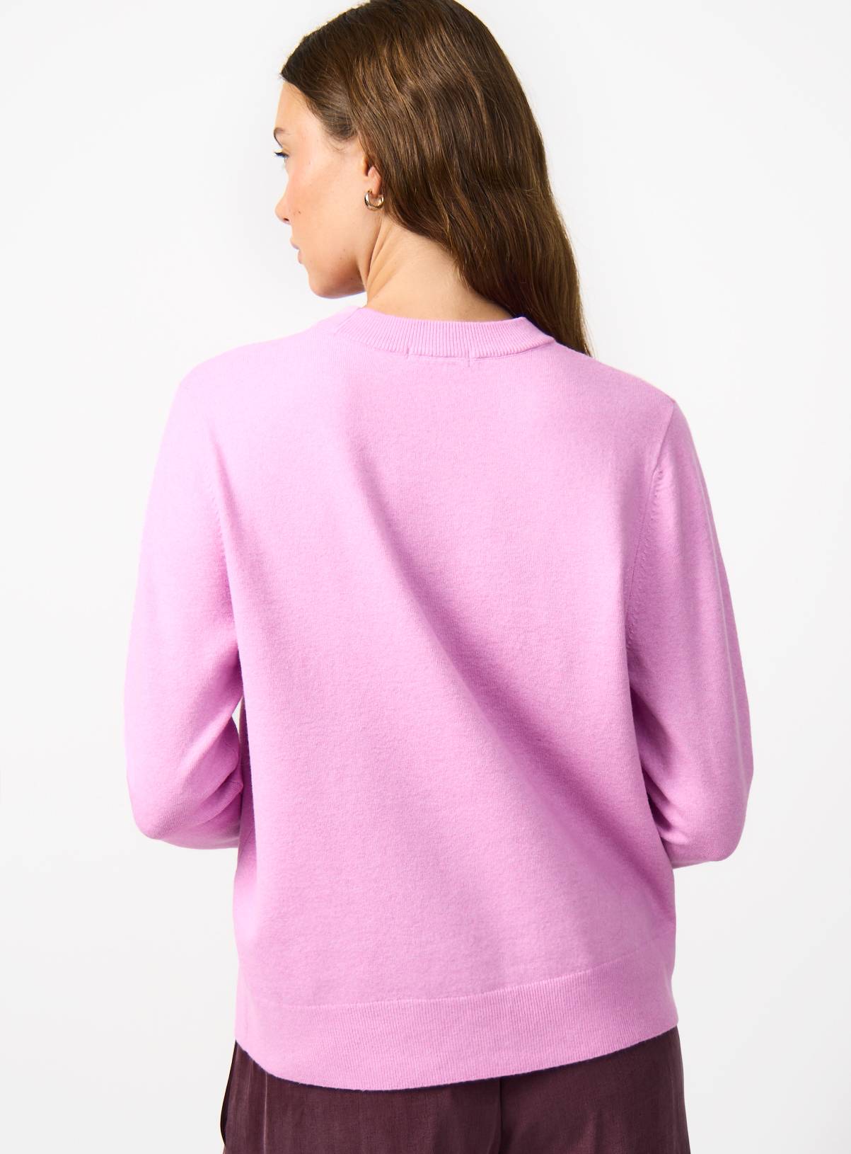 Pink Knitted Long Sleeve Jumper 18 - Image 4