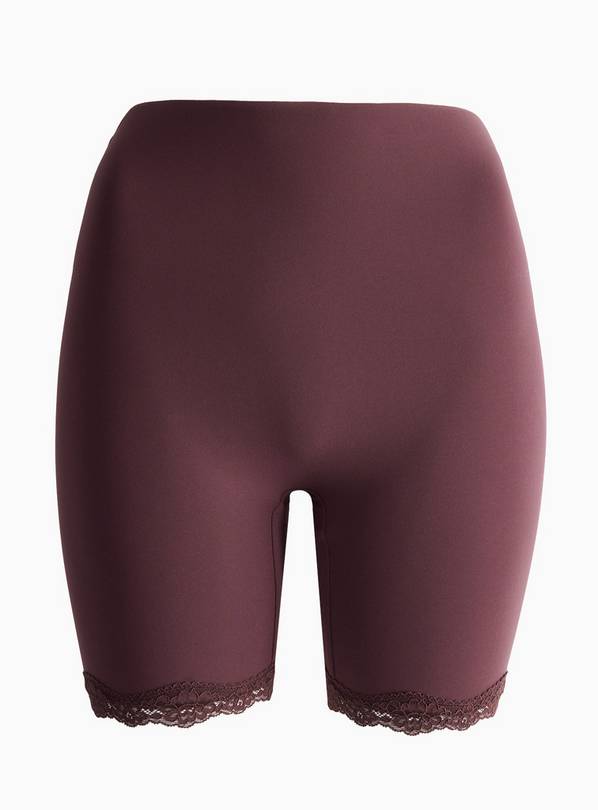 Smoothform™ Brown Double Layered Smoothing High Waist Shorts 16