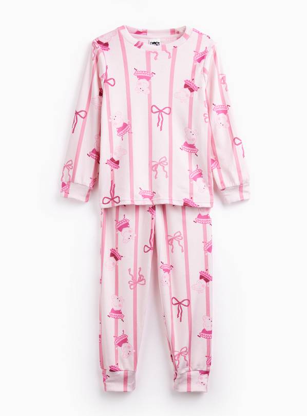 Pink Peppa Pig Bows Pyjama Set 2-3 years