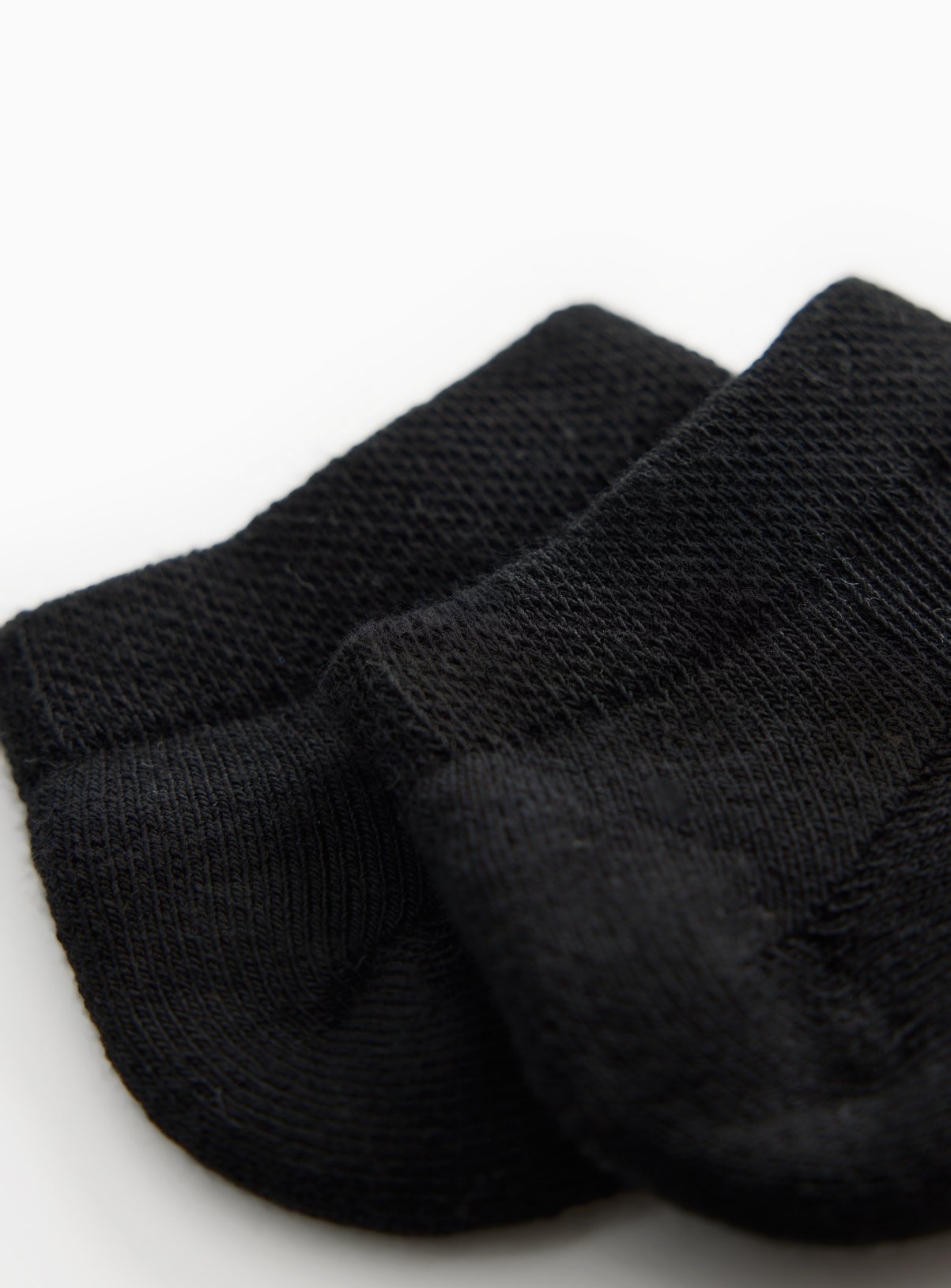 Black Cushion Sole Trainer Socks 4 Pack 4-6.5 - Image 2 thumbnail