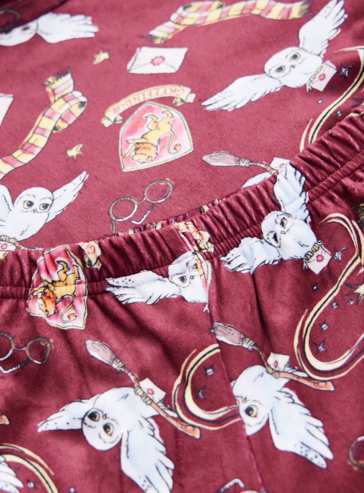 Harry Potter Owl Print Pyjama Set 9-10 years - Image 2
