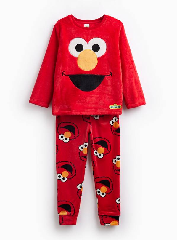 Sesame Street Elmo Fleece Pyjama Set 6-7 years