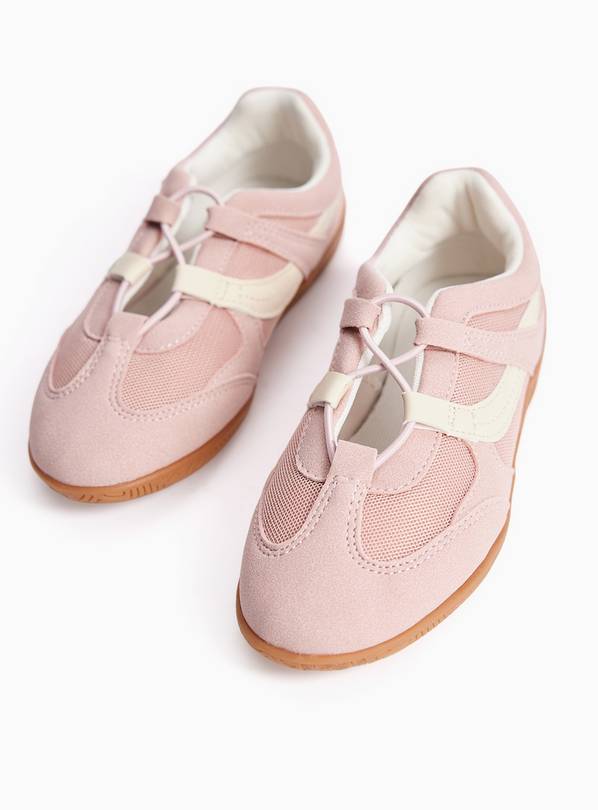 Pink Low Profile Ballerina Trainers 2