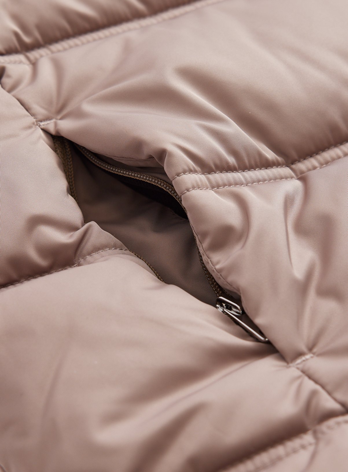 Stone Longline Duvet Puffer Coat 5-6 years - Image 3 thumbnail