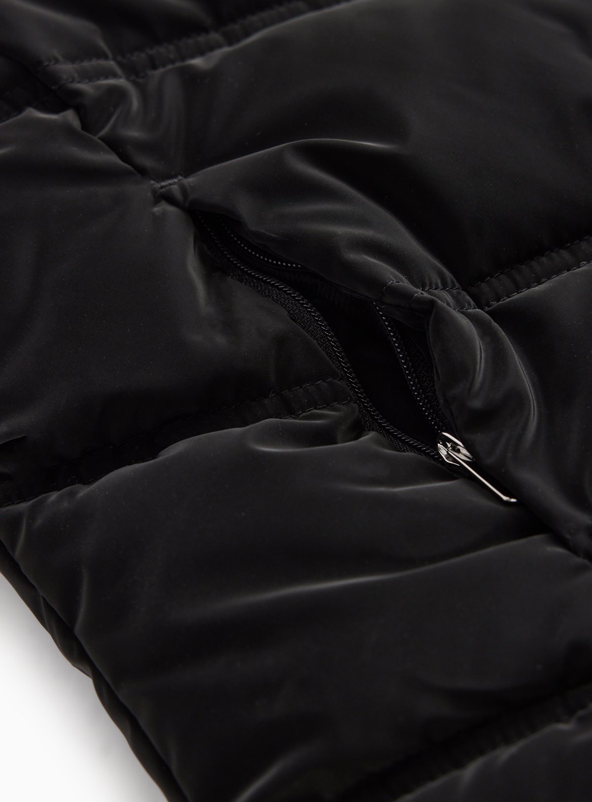 Black Longline Duvet Puffer Coat 11-12 years - Image 3 thumbnail