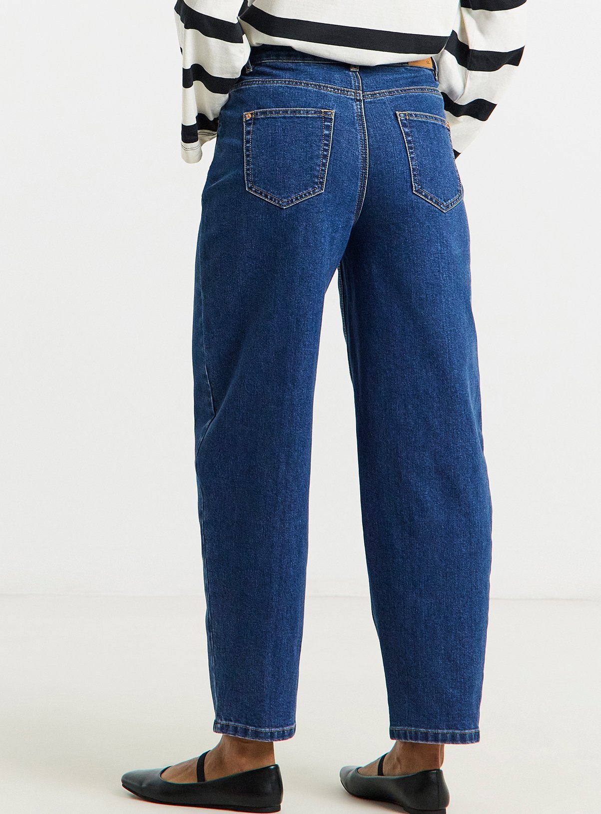 SIMPLY BE Tie Front Barrel Leg Jean 32 - Image 3 thumbnail
