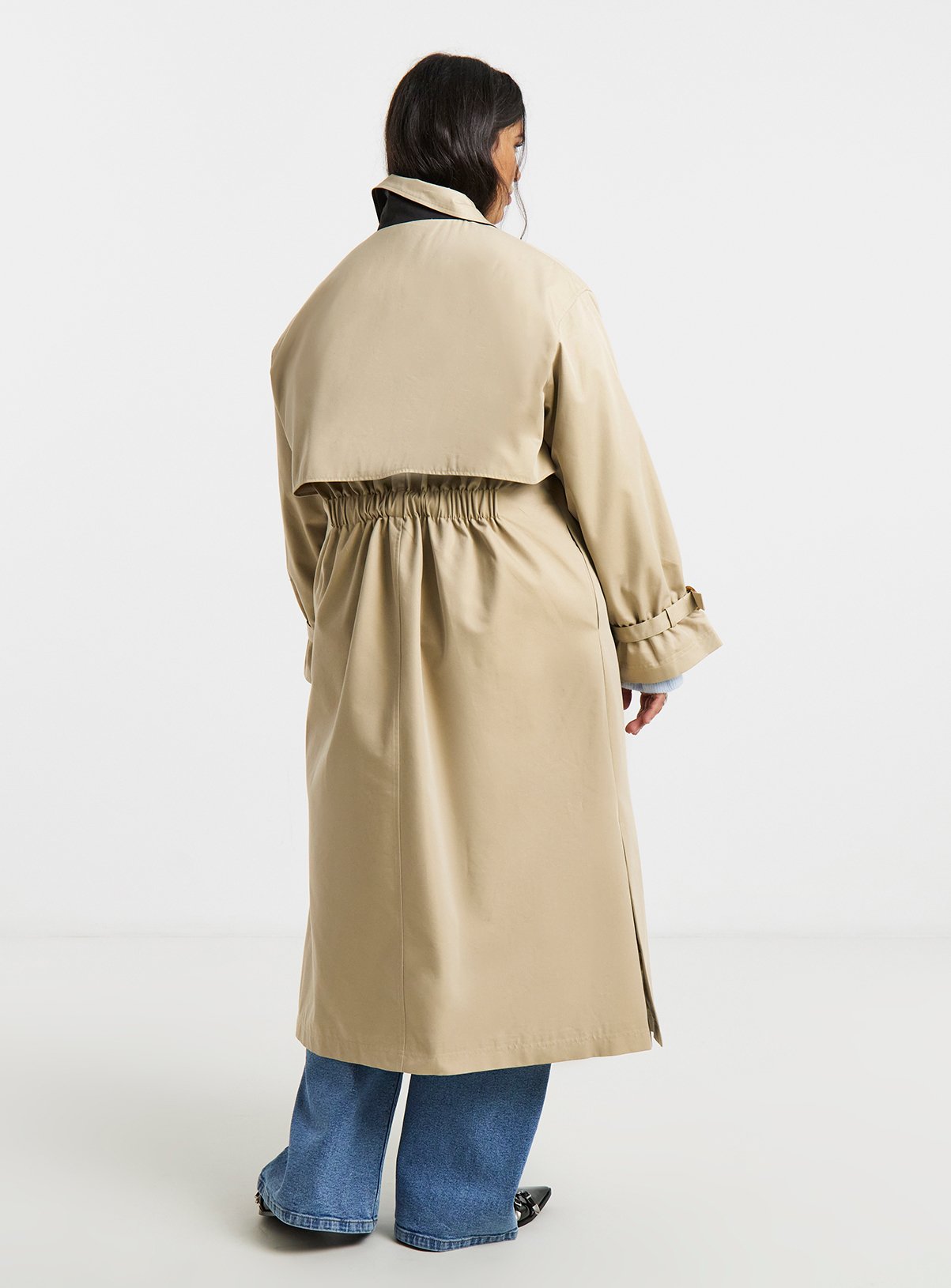 SIMPLY BE Maxi Trench Coat 30 - Image 2 thumbnail
