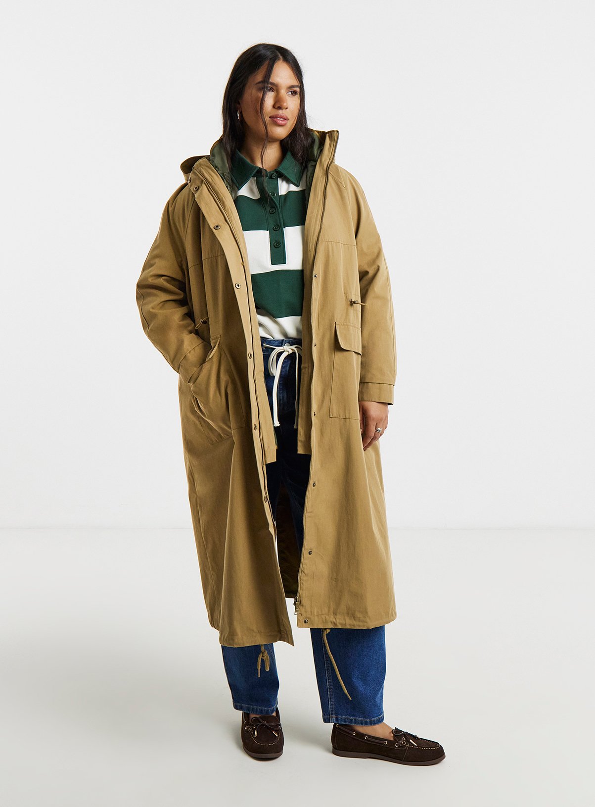 SIMPLY BE 2 In 1 Parka Coat 24 - Image 1 thumbnail