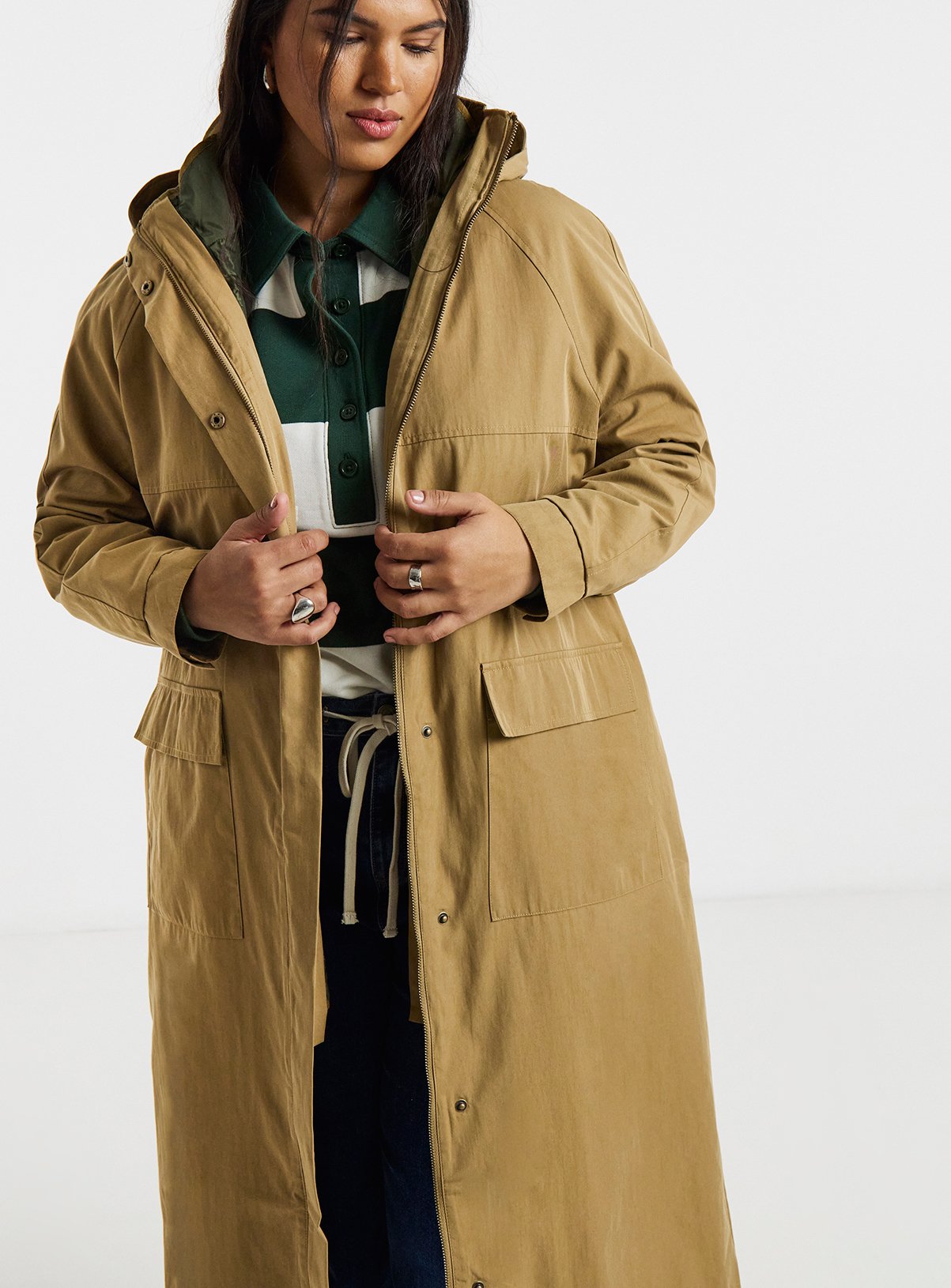 SIMPLY BE 2 In 1 Parka Coat 24 - Image 3 thumbnail