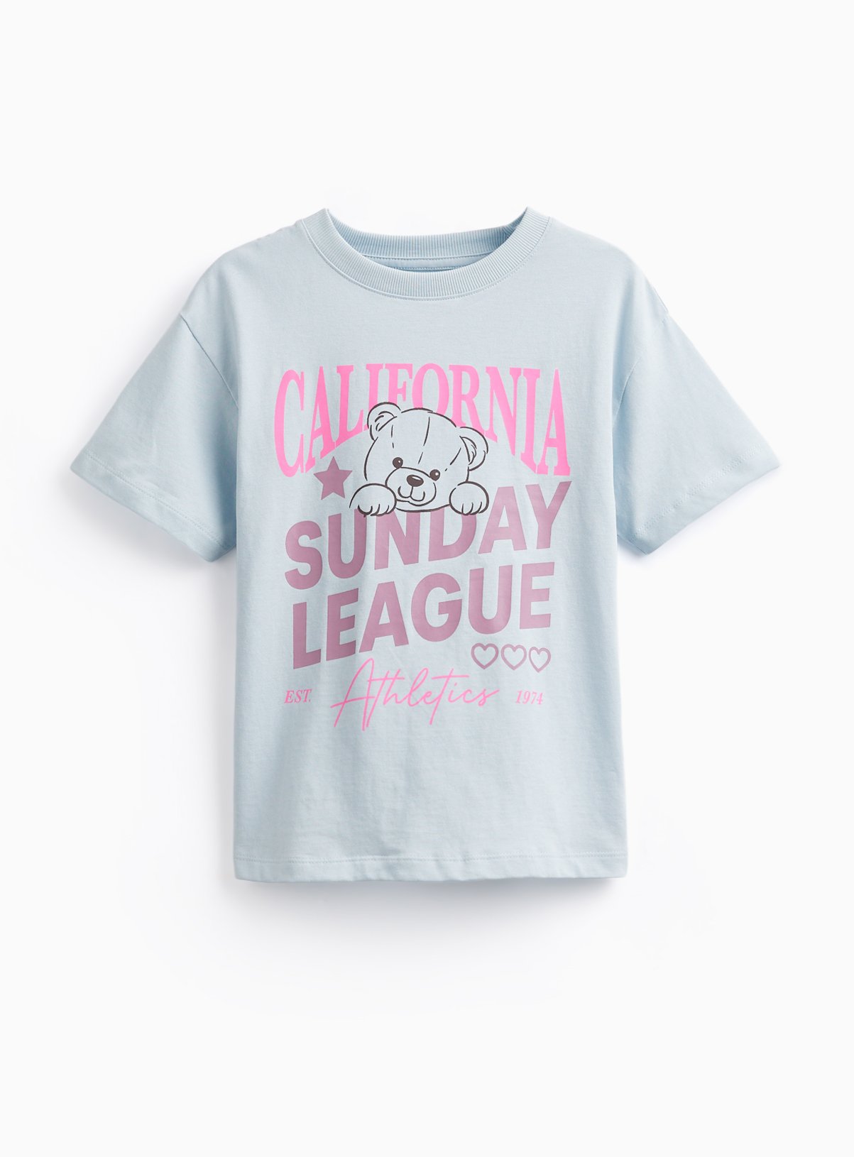 Blue California Bear Graphic T-Shirt 14 years - Image 3 thumbnail