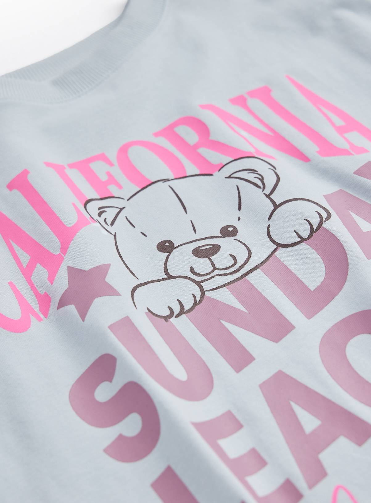 Blue California Bear Graphic T-Shirt 14 years - Image 4