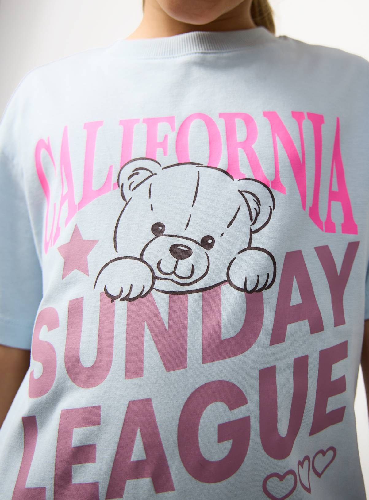 Blue California Bear Graphic T-Shirt 14 years - Image 5