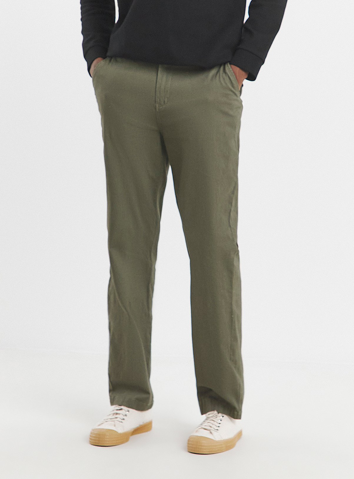JACAMO Straight Fit Chino Khaki 50R - Image 1 thumbnail