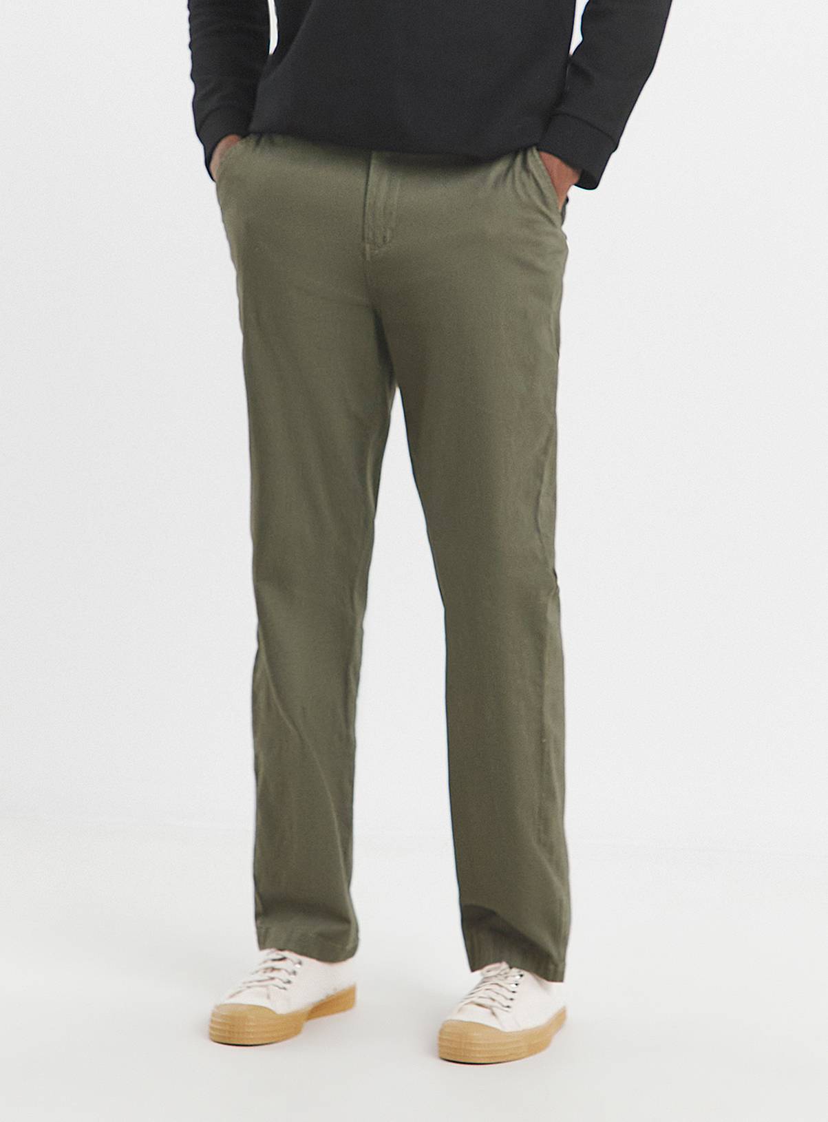 JACAMO Straight Fit Chino Khaki 50R - Image 1