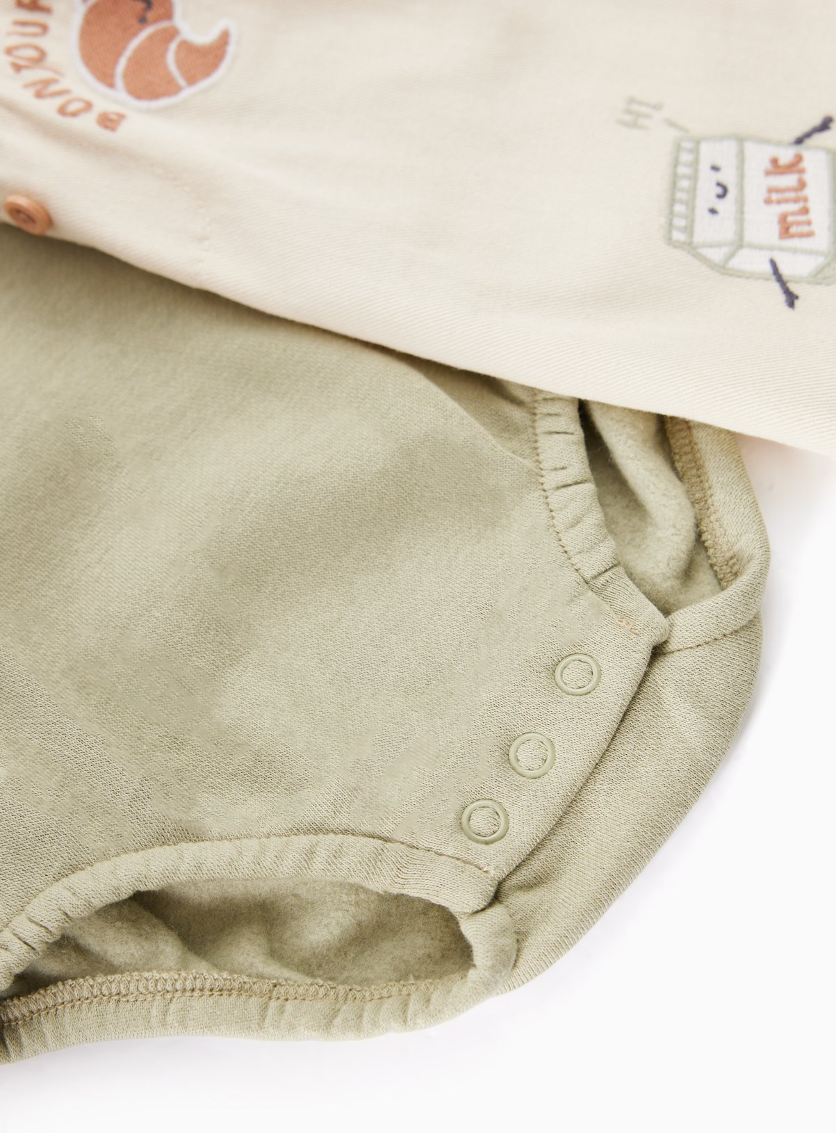 Cream Pinafore 3 Piece Set 3-6 months - Image 3 thumbnail