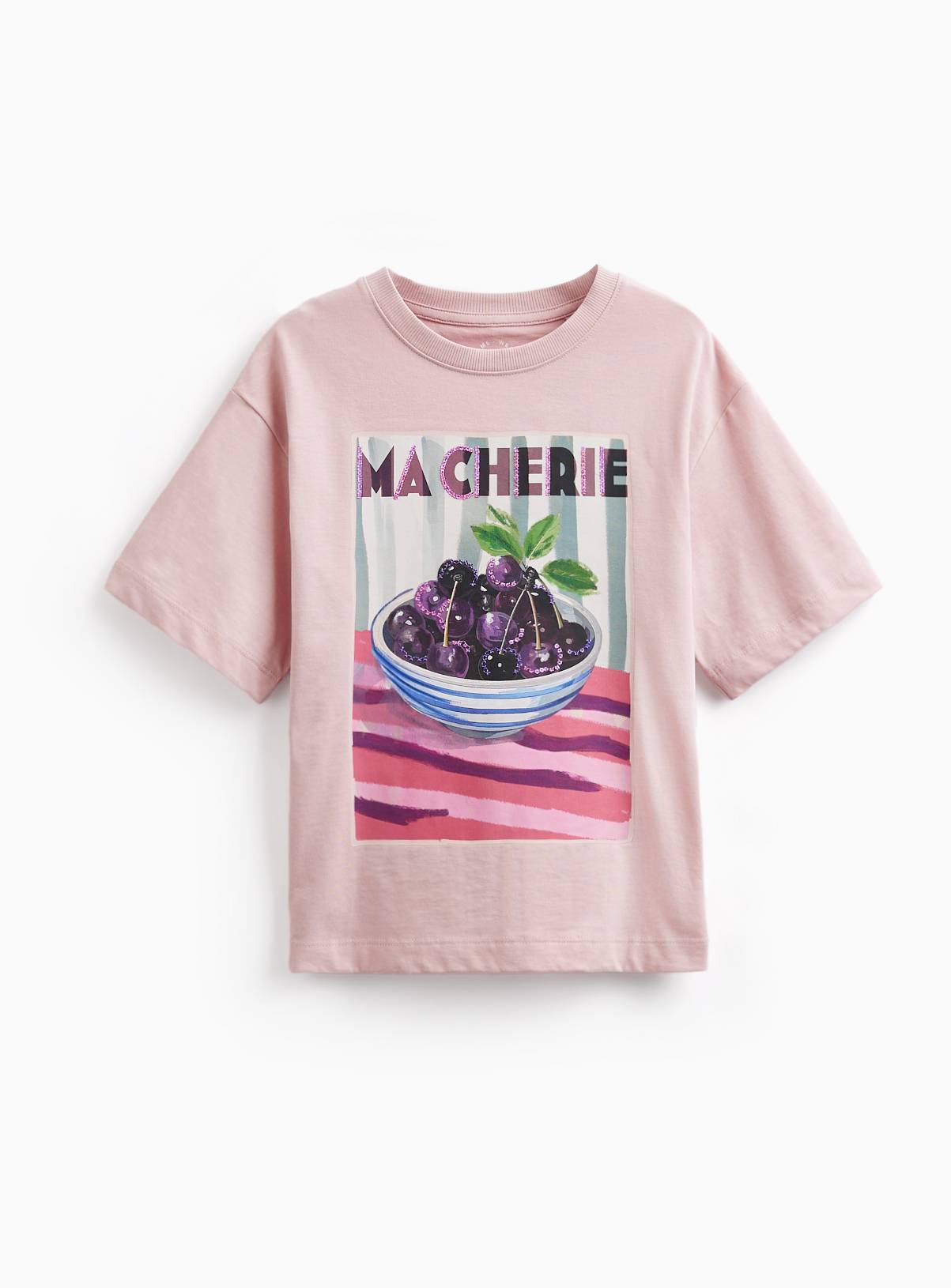 Ma Cherie Graphic Print Short Sleeve T-Shirt 11 years - Image 1
