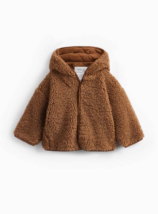 Brown Borg Hooded Jacket 12-18 months