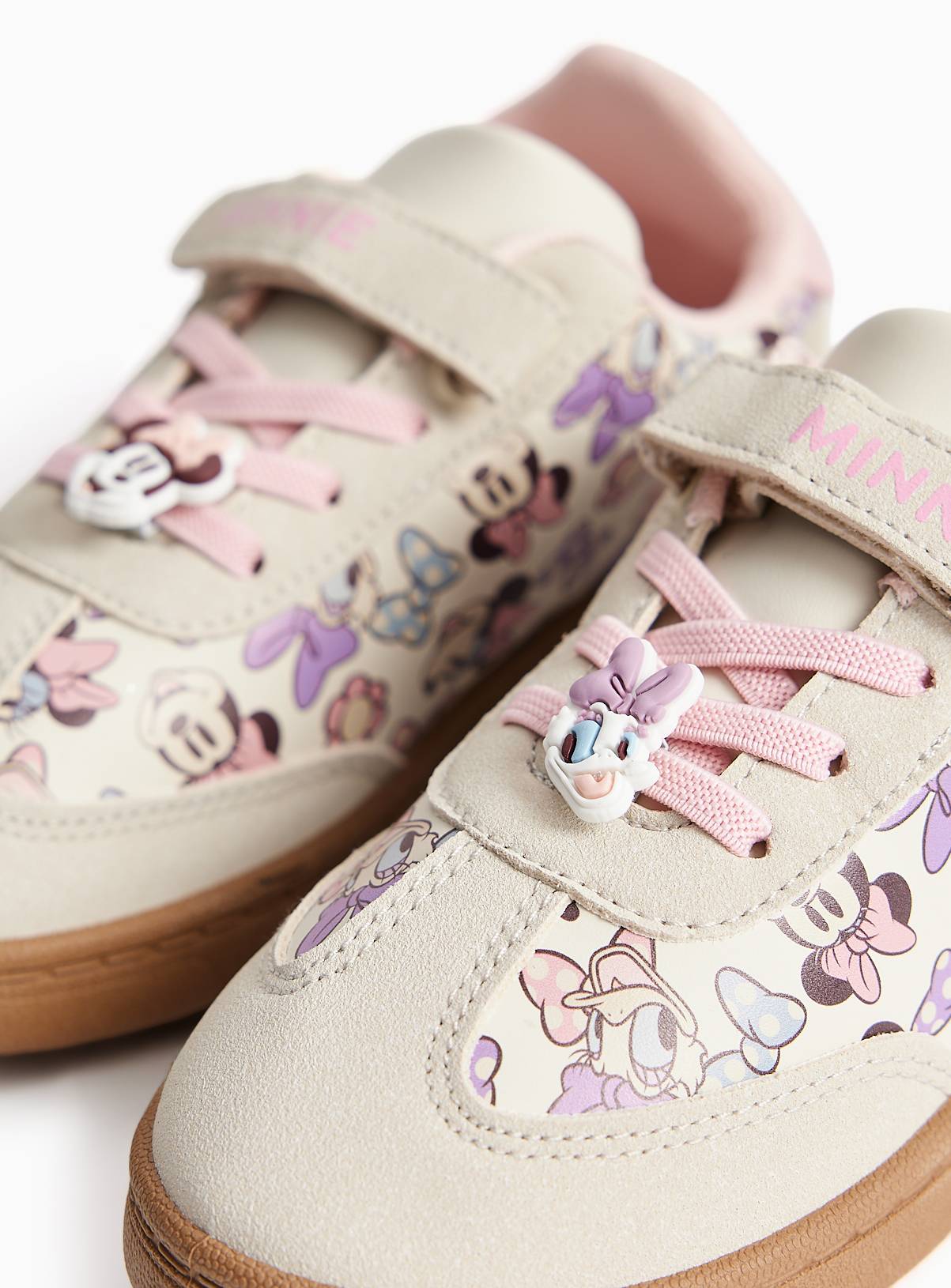 Neutral Disney Minnie Mouse Detail Trainers 8 Infant - Image 3
