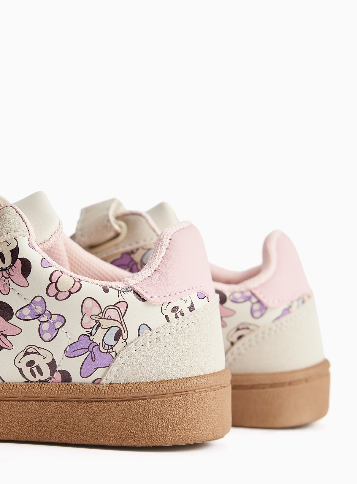 Neutral Disney Minnie Mouse Detail Trainers 8 Infant - Image 4 thumbnail