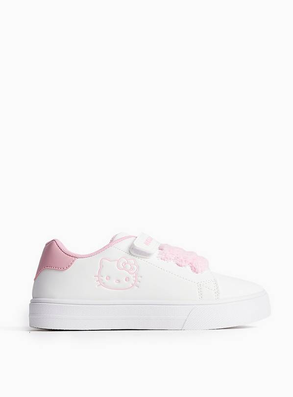 White & Pink Hello Kitty Trainers 10 Infant