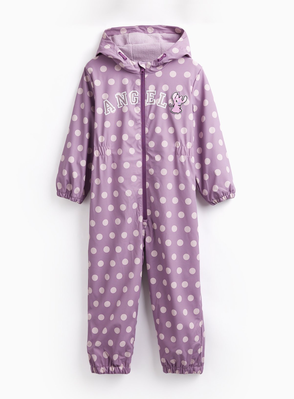 Disney Stitch Purple Puddlesuit 2-3 years - Image 1 thumbnail