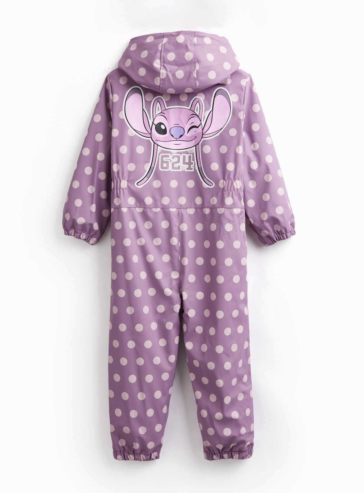 Disney Stitch Purple Puddlesuit 2-3 years - Image 3 thumbnail