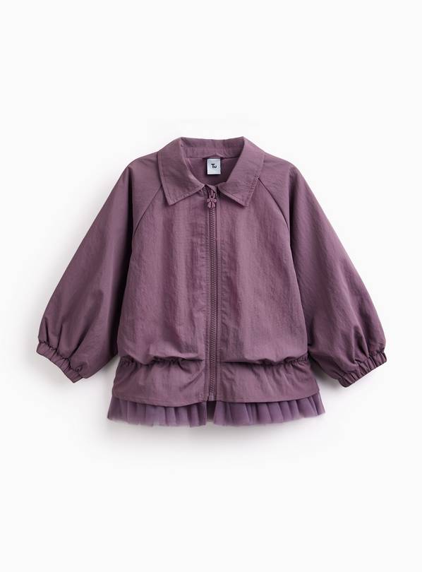 Pink Tulle Peplum Hem Jacket 2-3 years