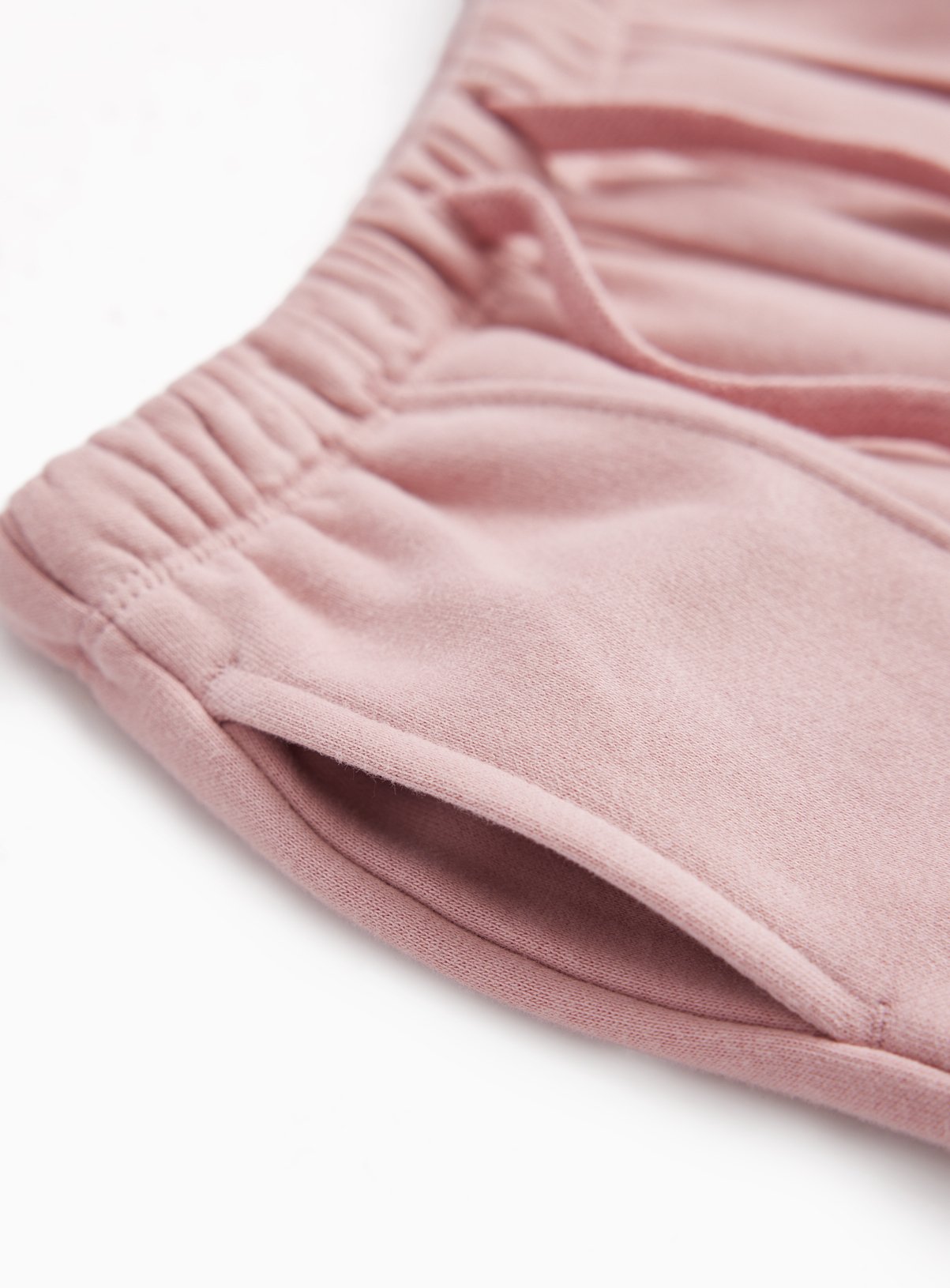 Pink Wide Leg Pintuck Joggers 6-7 years - Image 2 thumbnail