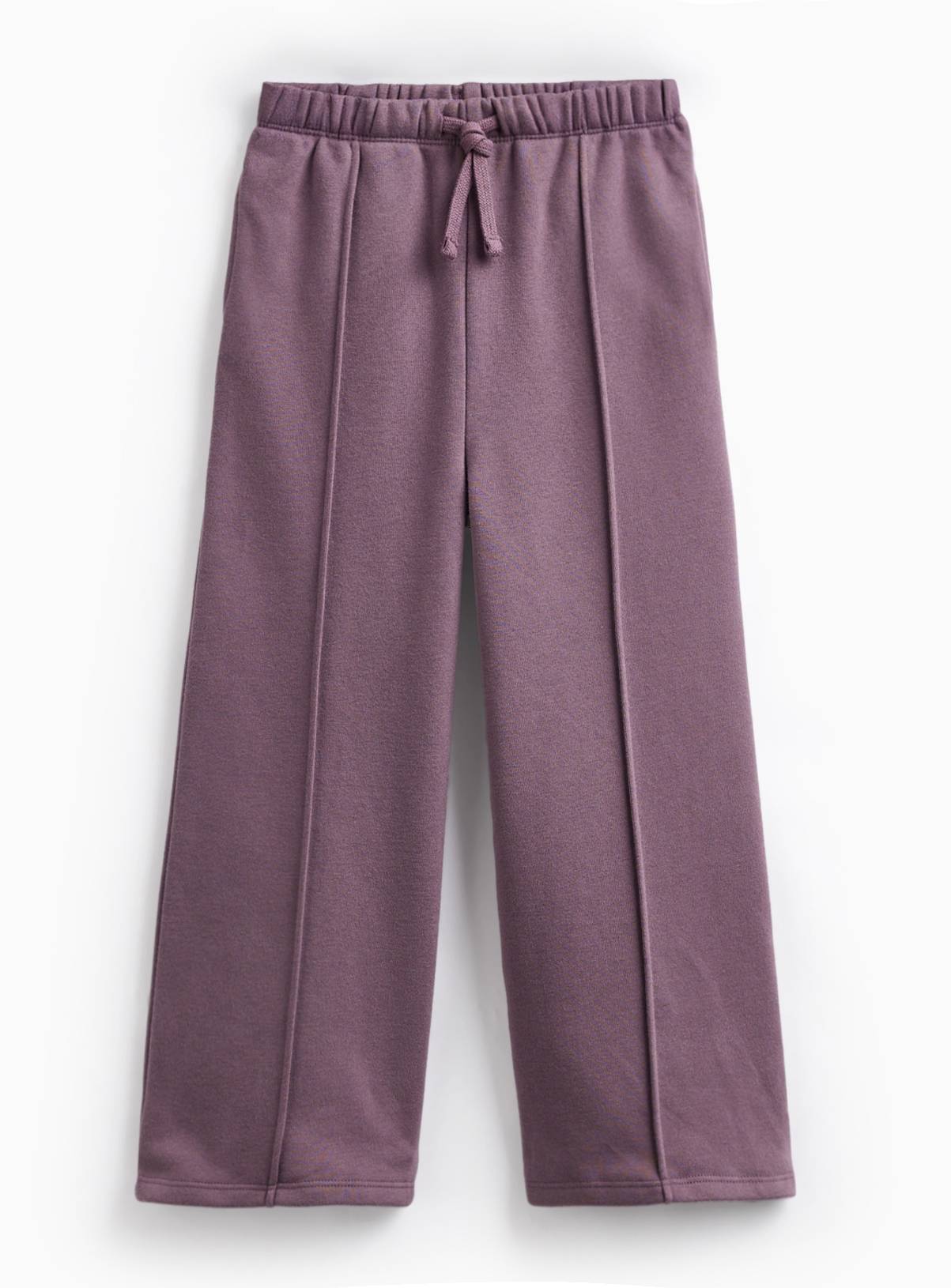 Purple Wide Leg Pintuck Joggers 1-2 years - Image 1