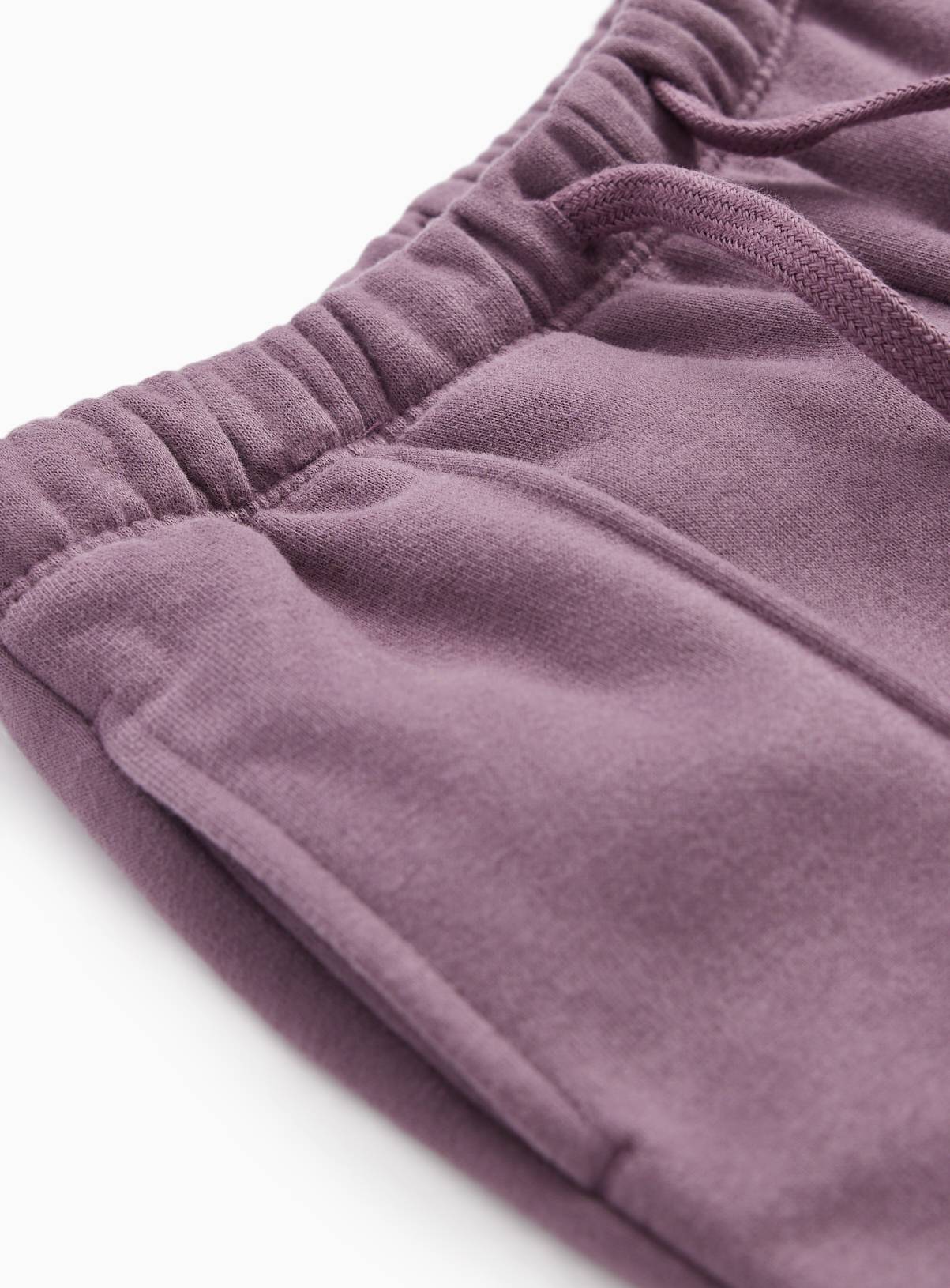 Purple Wide Leg Pintuck Joggers 1-2 years - Image 2