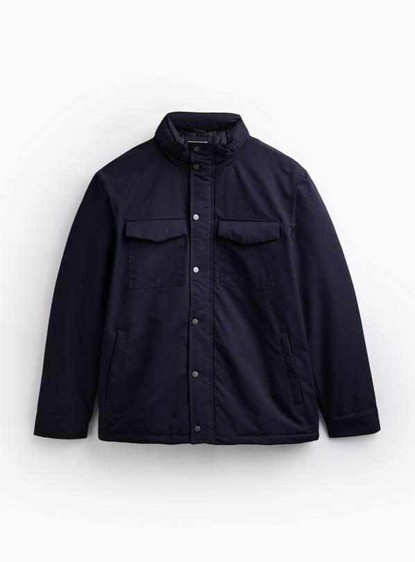 Navy Hooded Aviator Jacket XL