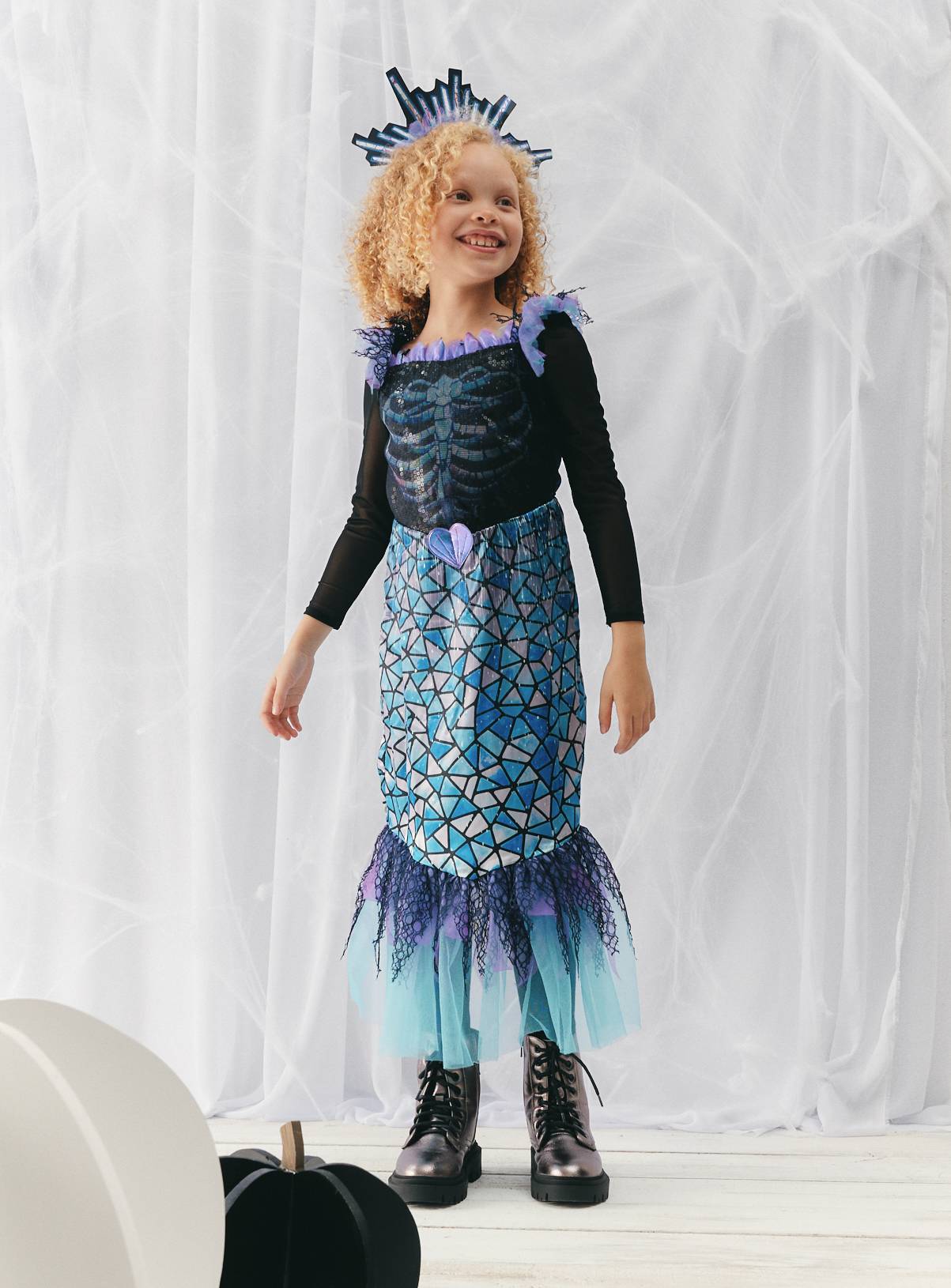 Halloween Mermaid Fancy Dress Costume 11-12 years - Image 2