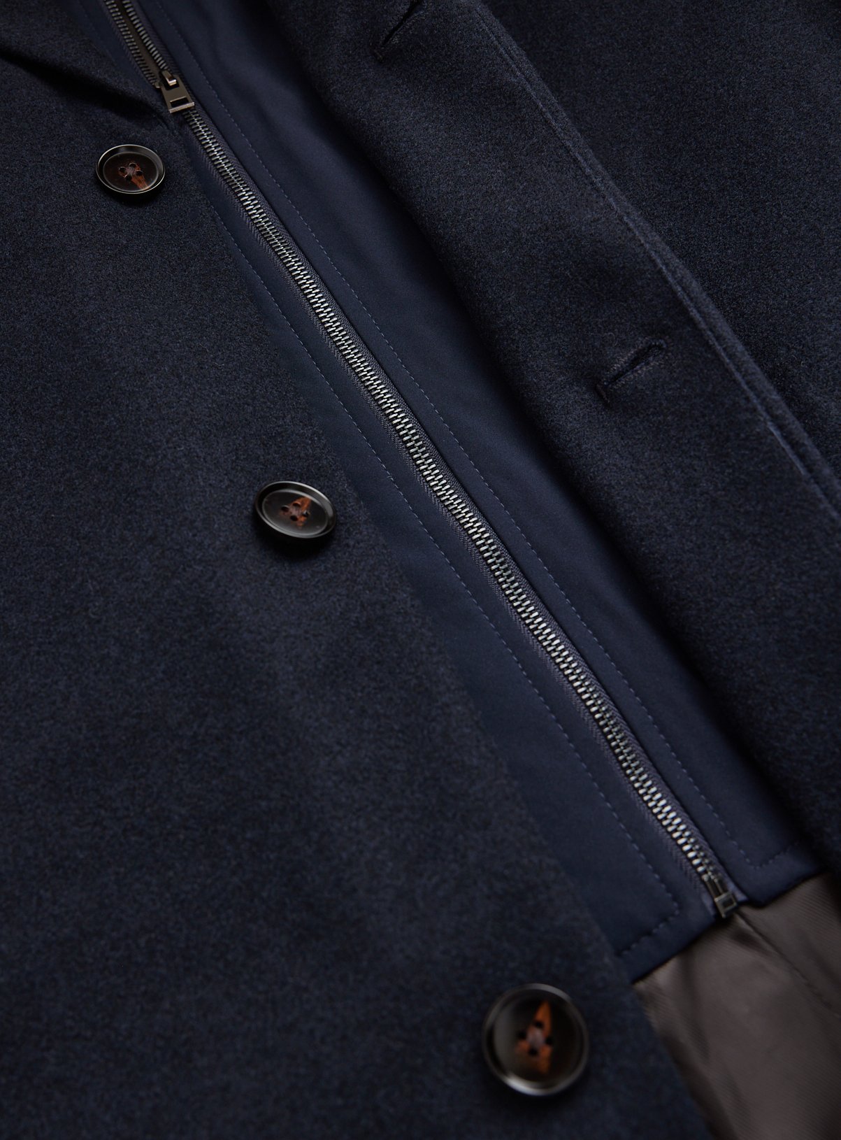 Navy Longline Coat XXXL - Image 4 thumbnail