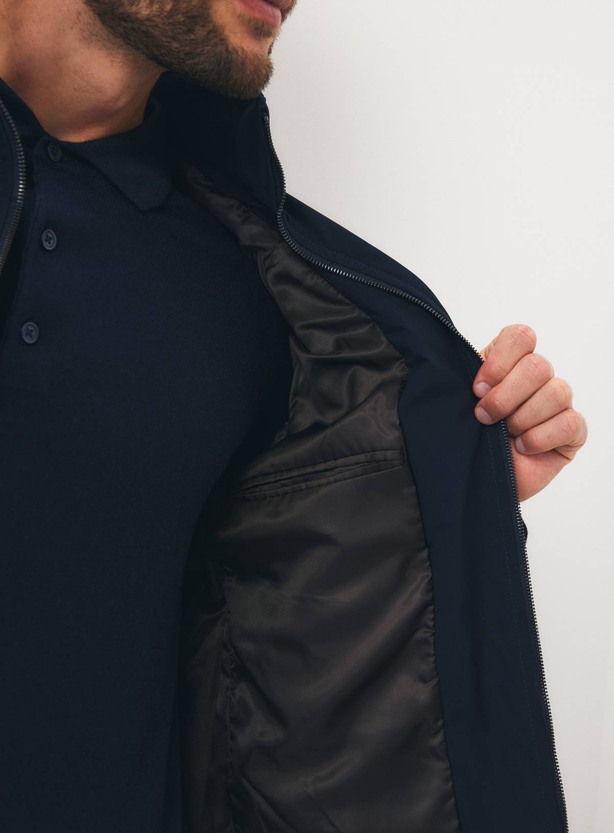 Navy Longline Coat XXXL - Image 6