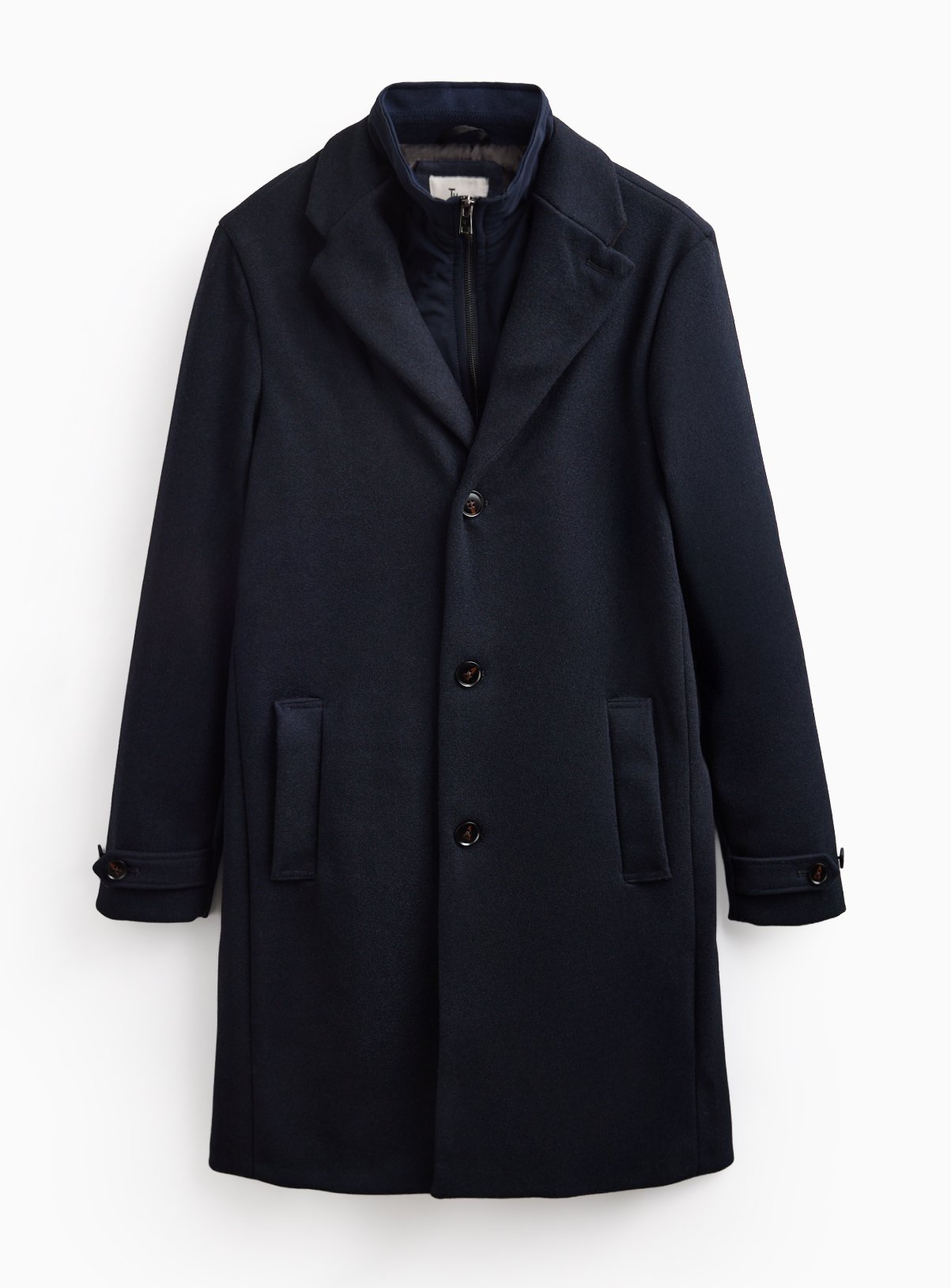 Navy Longline Coat M - Image 1 thumbnail