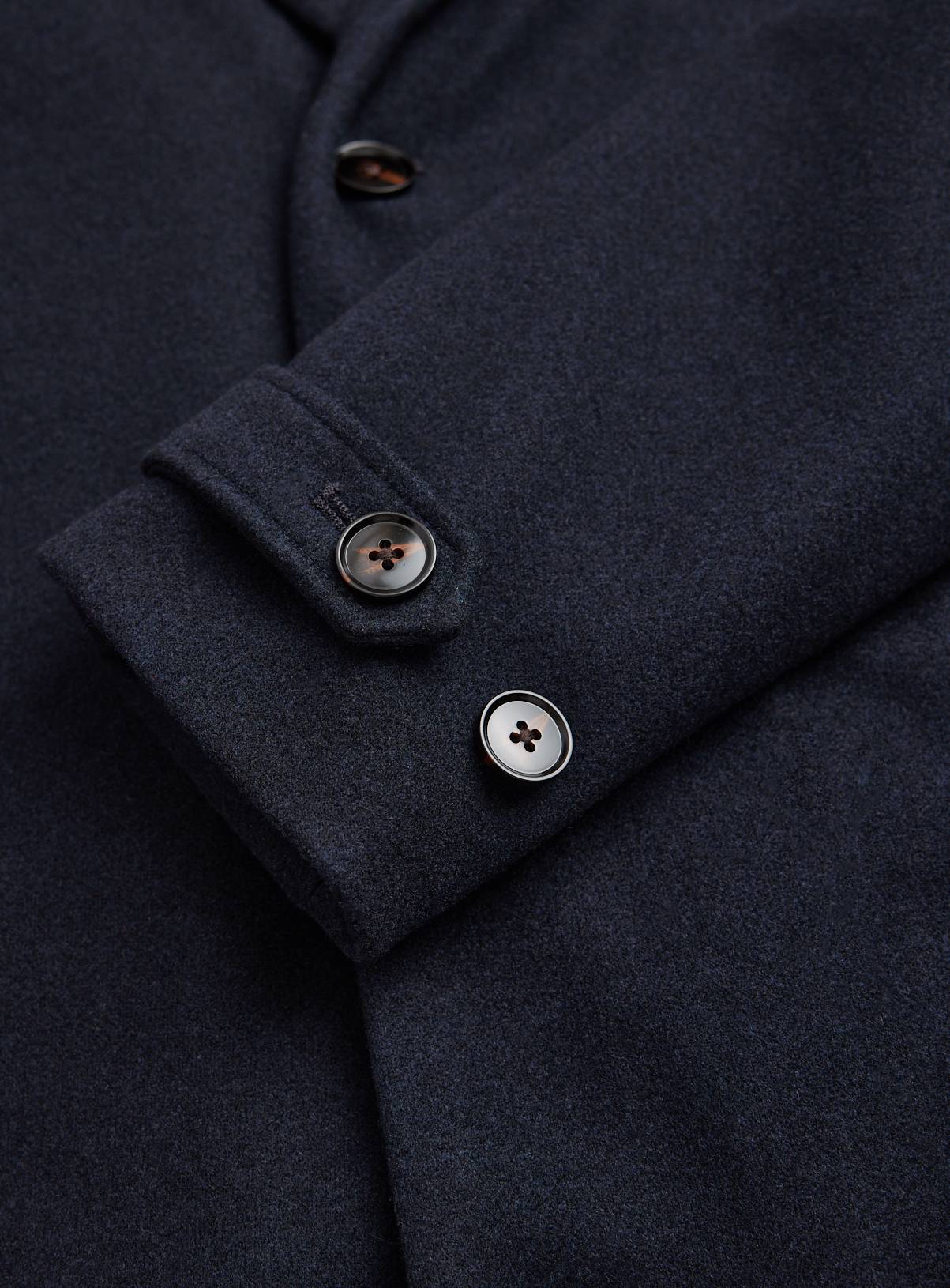 Navy Longline Coat M - Image 4